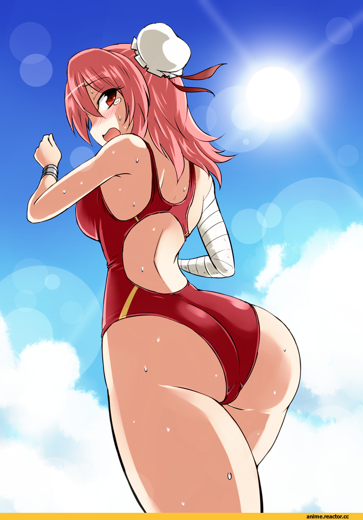 Ibaraki Kasen, Touhou Project, Anime Ero Swim, Anime Ero, Anime Adult Wet, oshiri, Anime