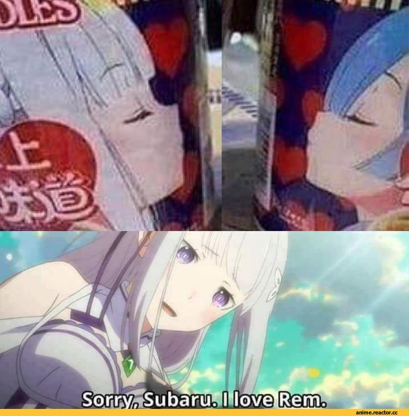 Rem (re zero), Re Zero Kara Hajimeru Isekai Seikatsu, Subaru Natsuki, Emilia (re zero), Anime