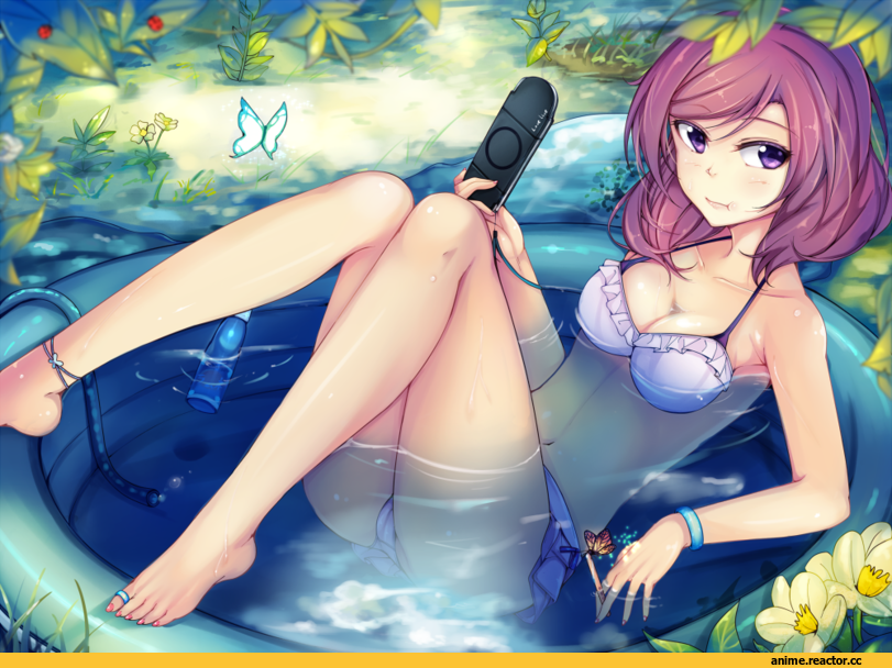 Anime Art, kalian, Love Live!, Nishikino Maki, Anime Ero, Anime Ero Swim, Anime