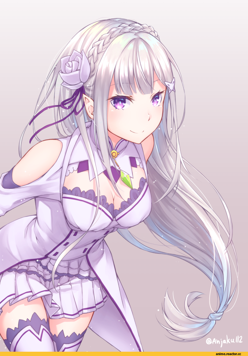 Emilia (re zero), Re Zero Kara Hajimeru Isekai Seikatsu, anjaku112, Anime