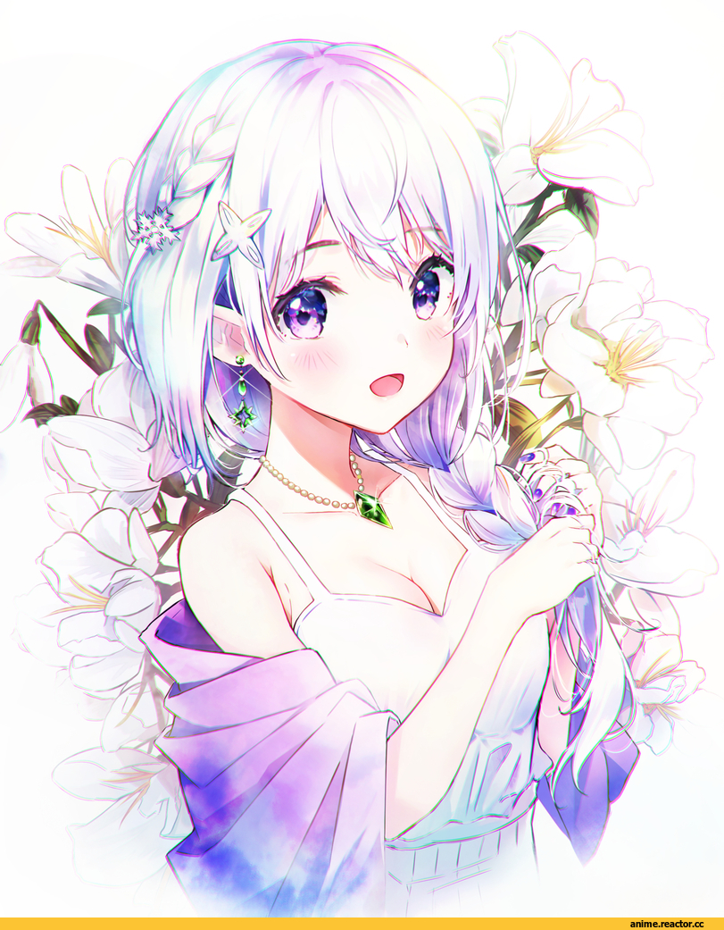 Emilia (re zero), Re Zero Kara Hajimeru Isekai Seikatsu, dana (hapong07), Anime