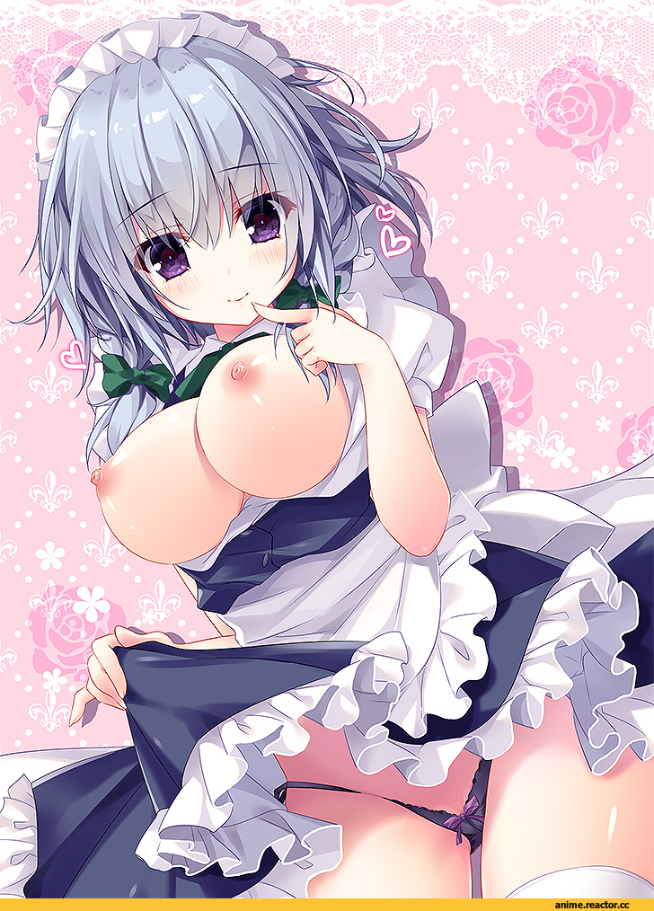 Anime Ero, Anime Ero Oppai, Anime Adult pantsu, Izayoi Sakuya, Touhou Project, Anime Art, набрал 0 рейтинга, Anime