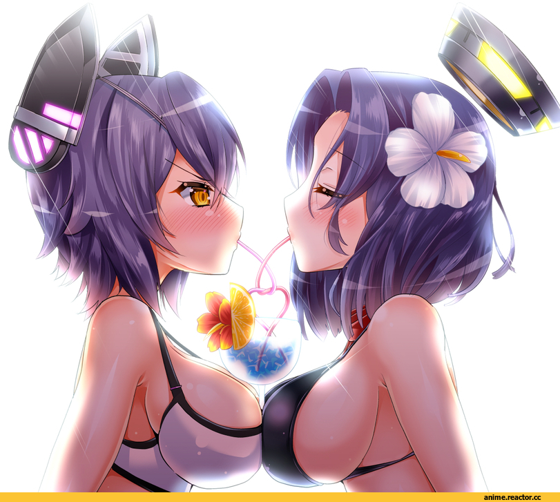 Tatsuta, Kantai Collection, Tenryuu, Anime Ero Swim, Anime Ero, Shoujo Ai, Anime