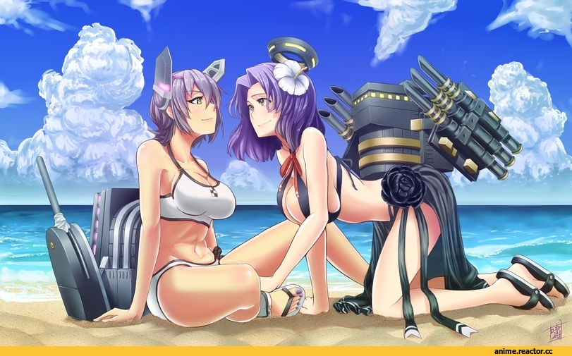 Kantai Collection, tenryuu (kantai collection), tatsuta (kantai collection), Anime Ero, summer, Anime