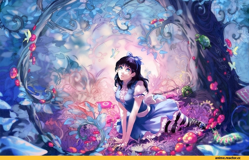 Anime Art, Алиса в стране чудес, Anime