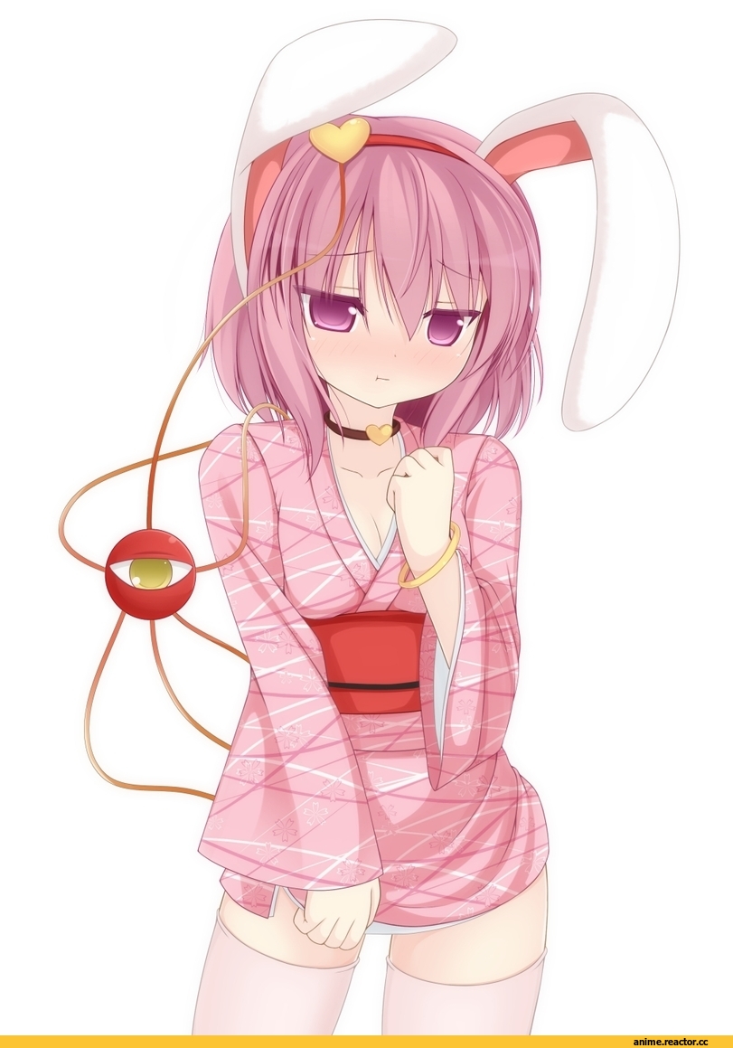 Anime Art, Komeiji Satori, chimunge, Touhou Project, Anime