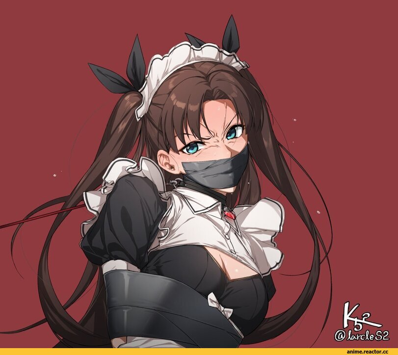 Tohsaka Rin, Fate (series), k52, Maid, Anime