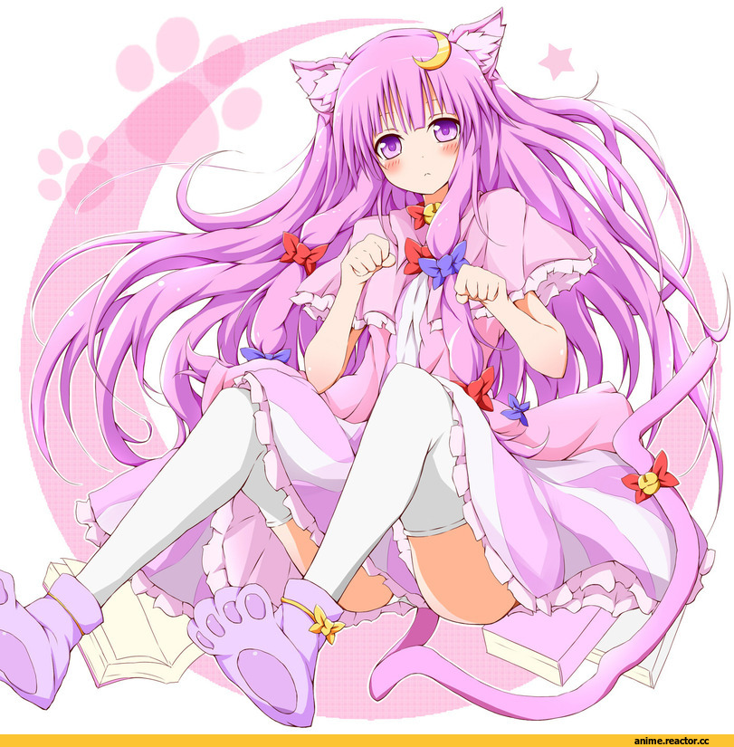 Anime Art, Patchouli Knowledge, Touhou Project, Anime