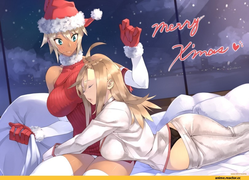 Anime Art, christmas, Merry Christmas, Anime