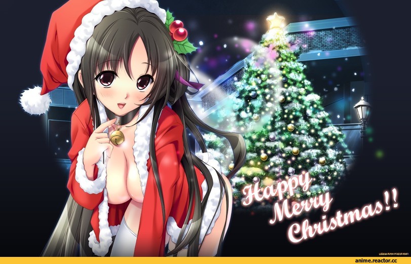 Anime Art, christmas, Merry Christmas, Anime