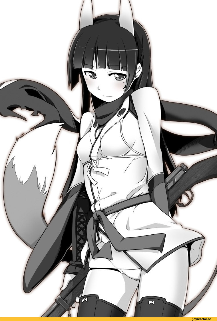 Strike Witches, Anabuki Tomoko, Опасные Няшки, Animal Ears, Kitsune, Anime Няши, Strike Witches (Anime), Anime