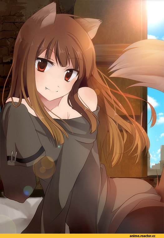 Horo, Spice and Wolf, рыжие, Animal Ears, Inumimi, Anime