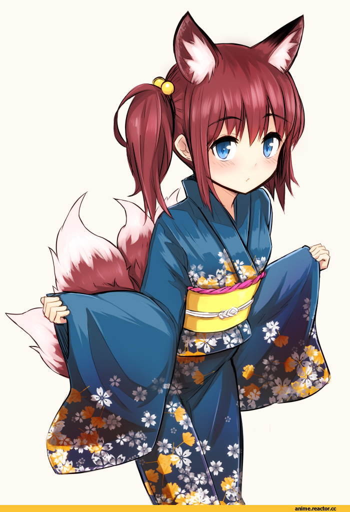 Anime Original, Nosuku, fox, Yukata, Animal Ears, Kitsune, Anime