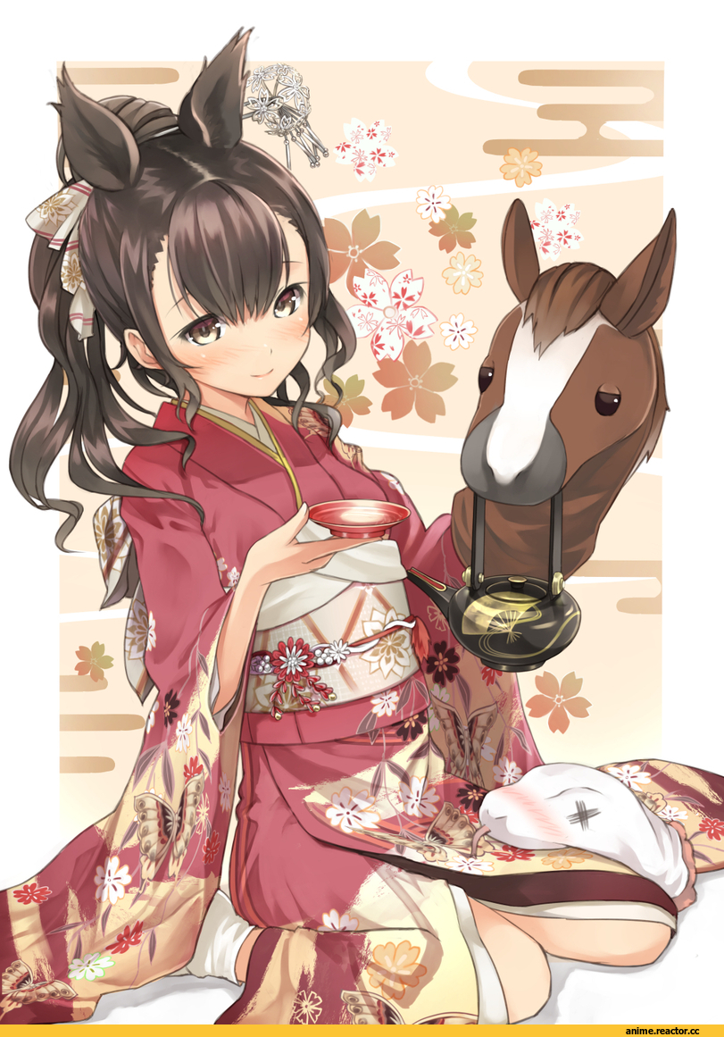 Anime Original, Animal Ears, Yukata, Anime