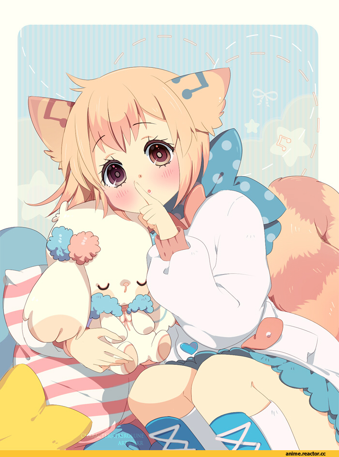 Anime Art, Anime Original, Kitsune, Animal Ears, Anime
