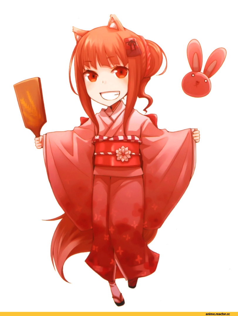 Horo, Spice and Wolf, Inumimi, Animal Ears, chibi, Anime