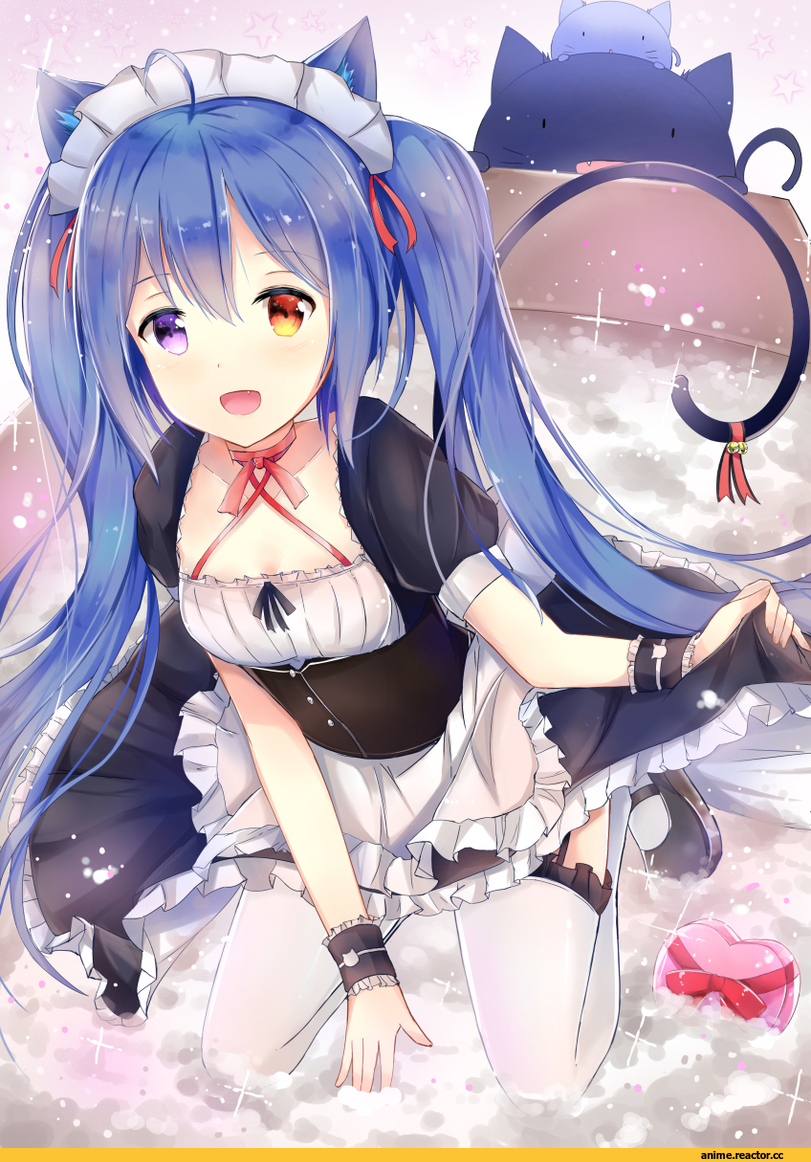 Anime Original, Anime Art, tailam, neko, Animal Ears, Maid, Anime