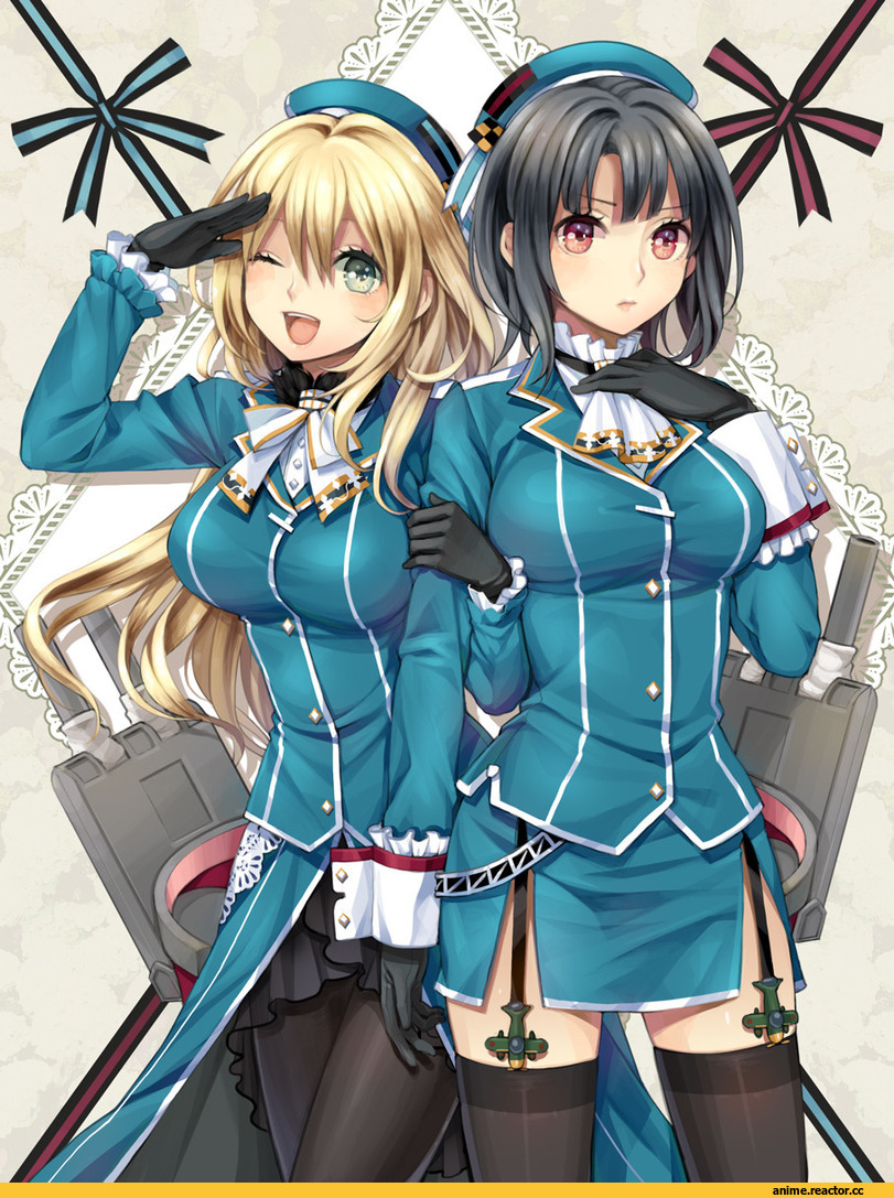 Kantai Collection, Atago (Kantai Collection), Takao (Kantai Collection), Anime