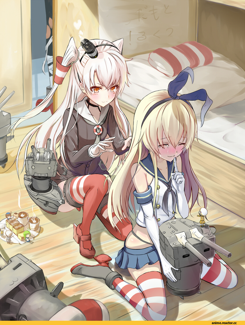 shimakaze (kantai collection), Kantai Collection, Amatsukaze (Kantai Collection), Anime