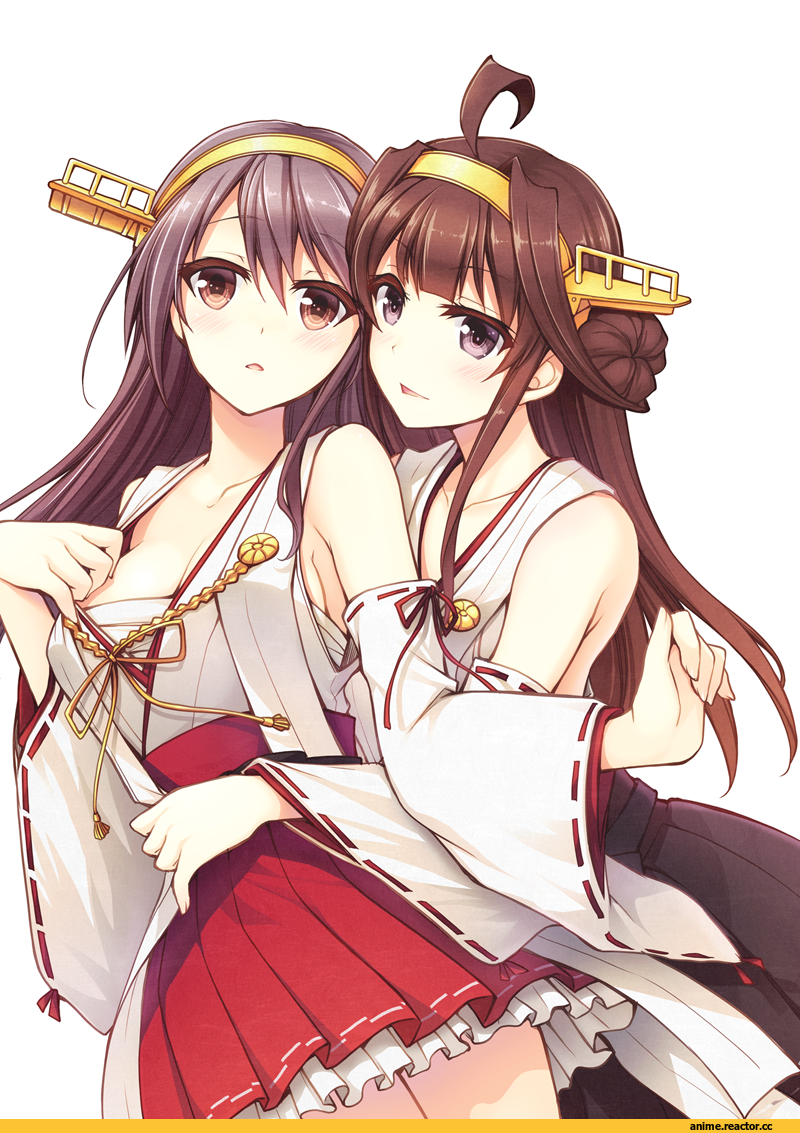 Kantai Collection, Haruna (Kantai Collection), Kongou (Kantai Collection), Anime