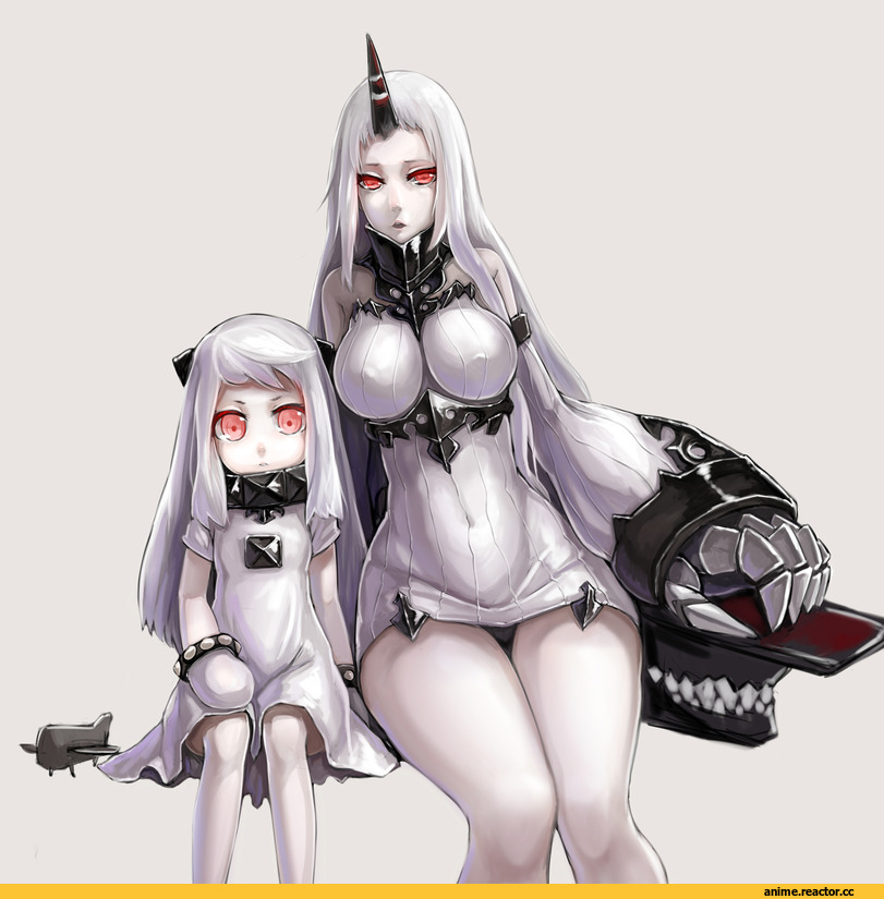 Kantai Collection, Northern Ocean Hime, Seaport Hime, Anime