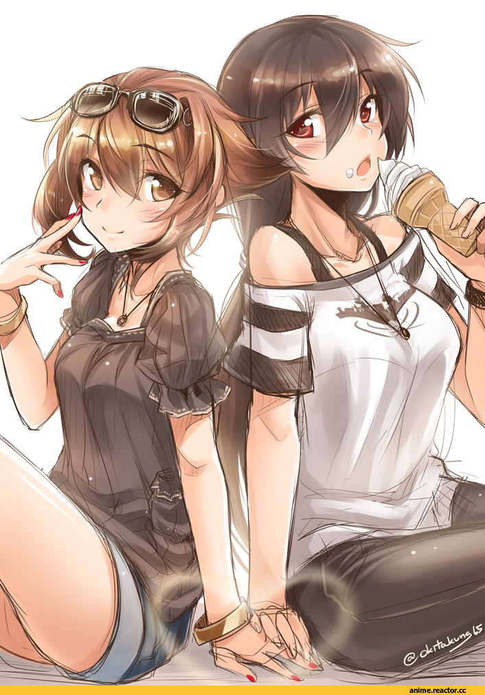 Mutsu (Kantai Collection), Kantai Collection, Nagato (Kantai Collection), Anime