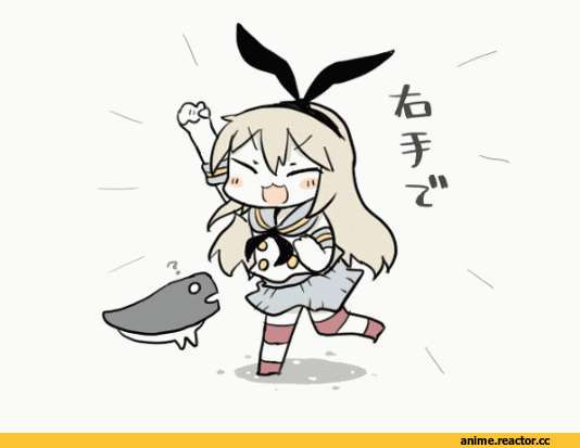 Kantai Collection, Shimakaze, Anime Гифки, Anime