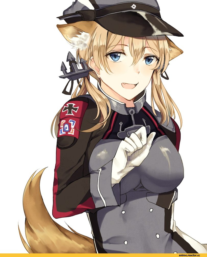 Prinz Eugen, Kantai Collection, Inumimi, Animal Ears, Anime