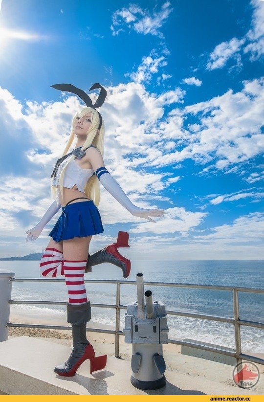 shimakaze (kantai collection), Kantai Collection, Anime Cosplay, fanoRed, Zettai Ryouiki, разное, Anime