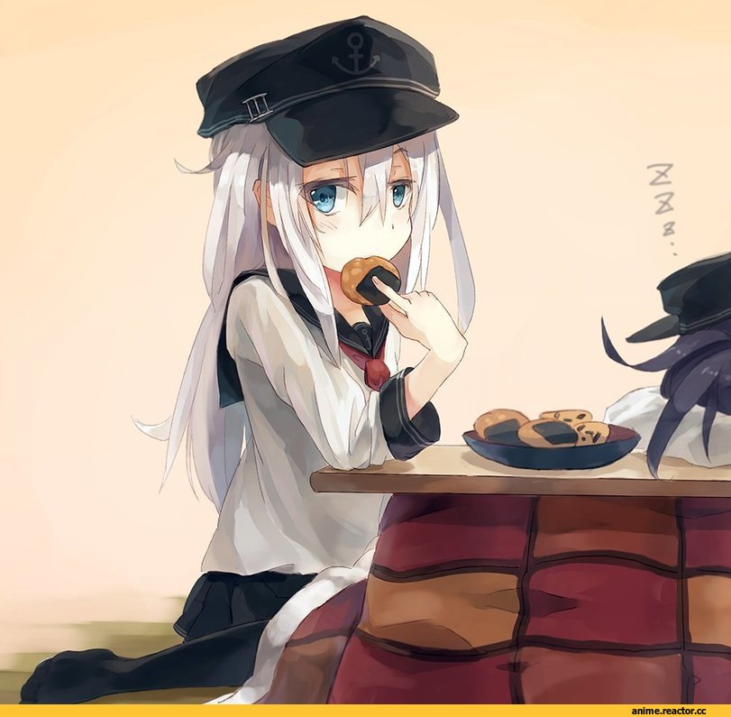 Kantai Collection, Hibiki (Kantai Collection), Verniy, Anime Art, Anime