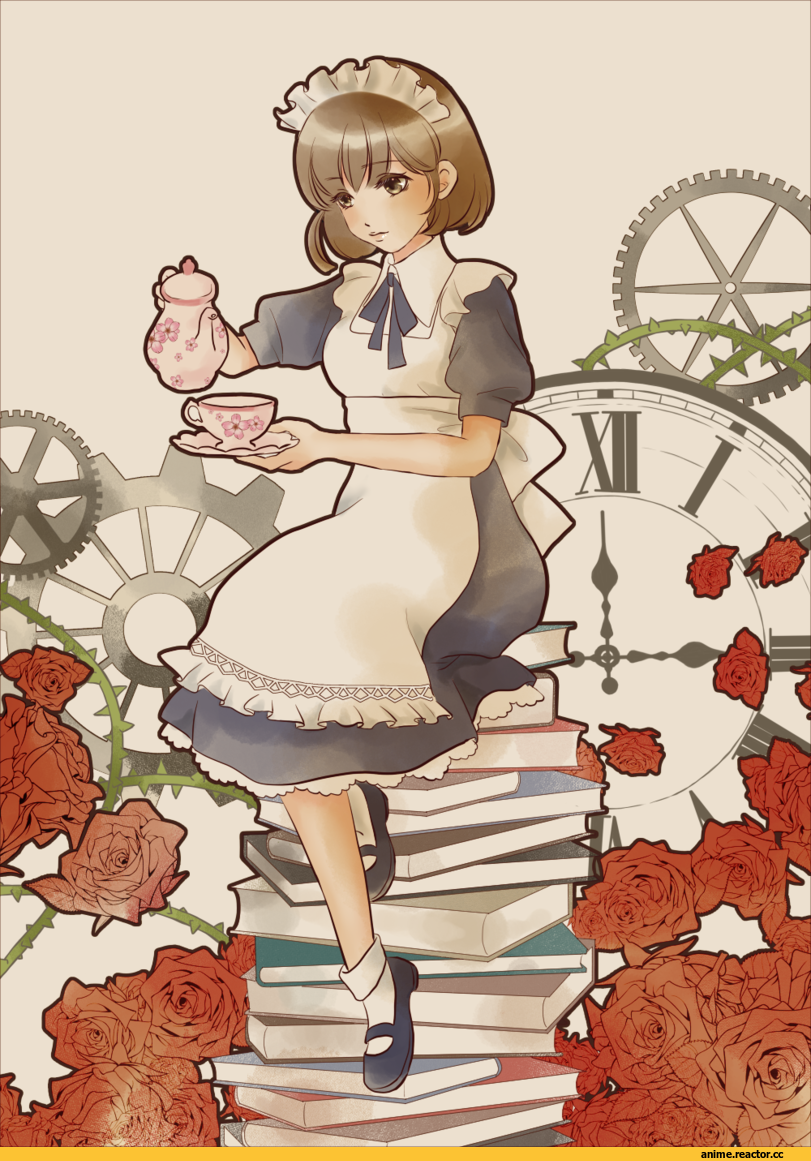 Anime Art, SheepD, Maid, Anime