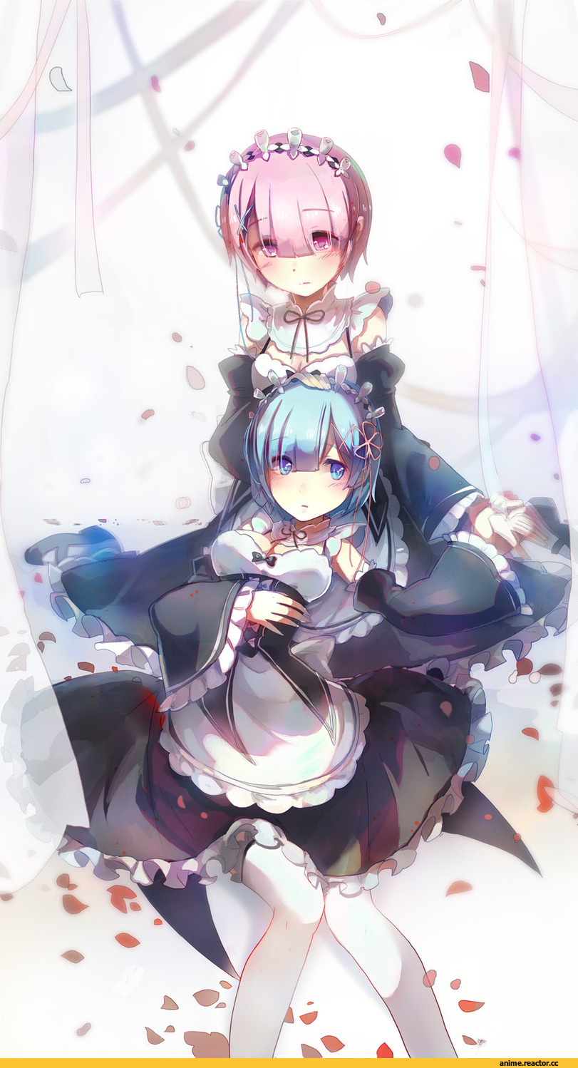 Ram (Re Zero), Re Zero Kara Hajimeru Isekai Seikatsu, Rem (re zero), shadowsinking, Anime