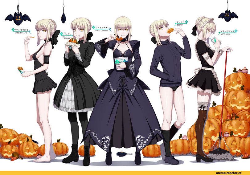 Fate (series), Saber Alter, Maid, Anime