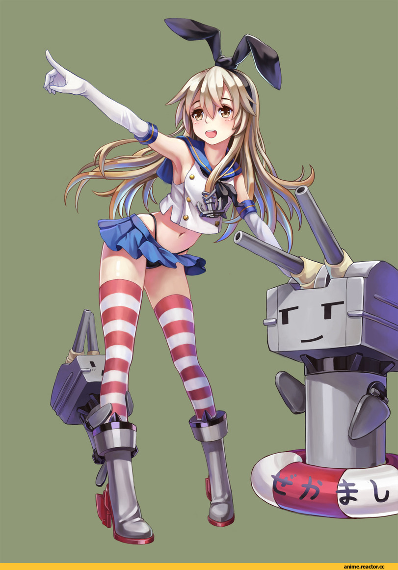 Shimakaze, Kantai Collection, lujang, Anime