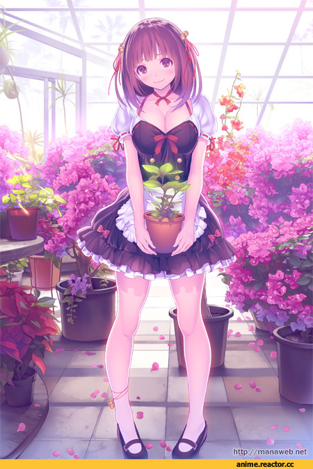 AO, Anime Art, Maid, Anime