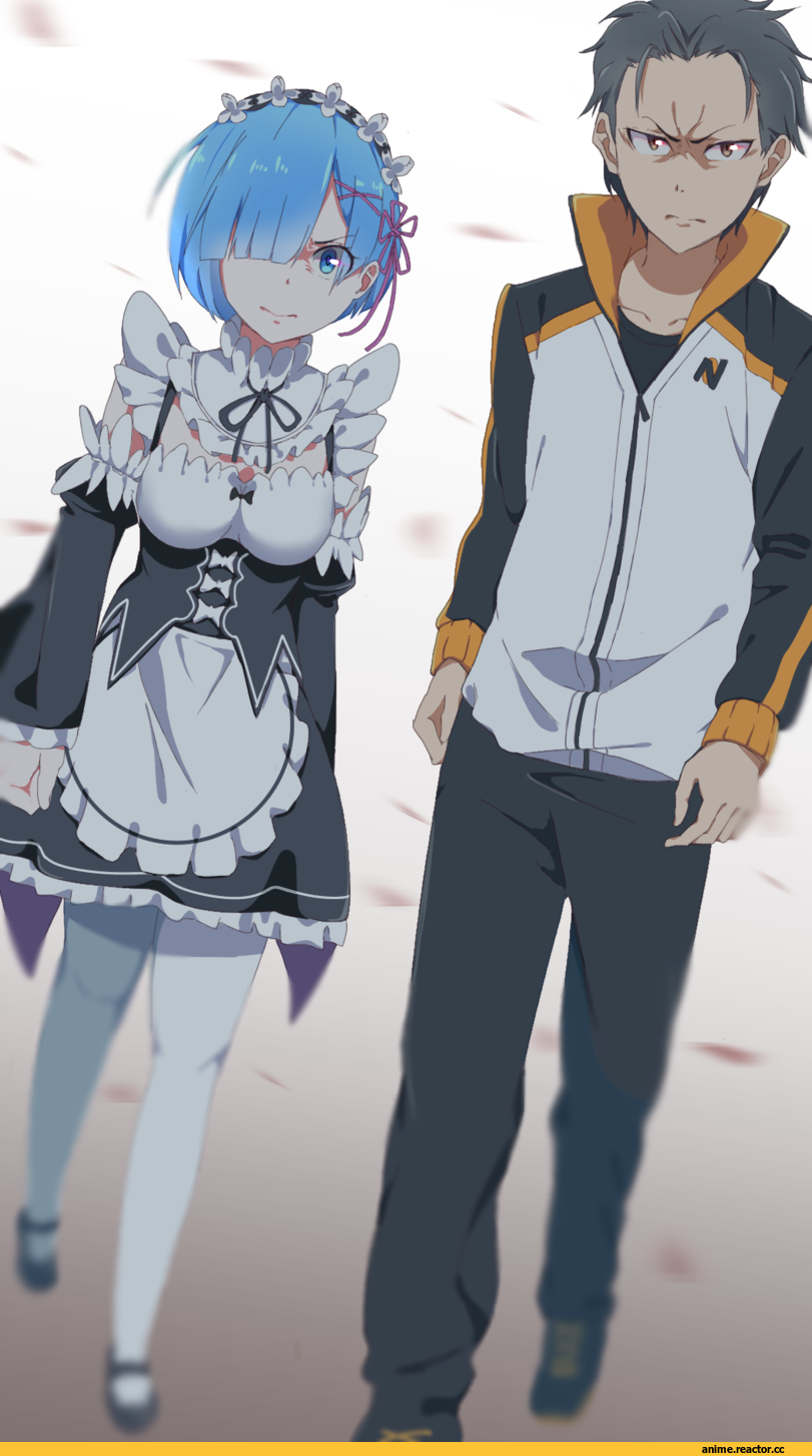 Re Zero Kara Hajimeru Isekai Seikatsu, Rem (re zero), Natsuki Subaru, Anime