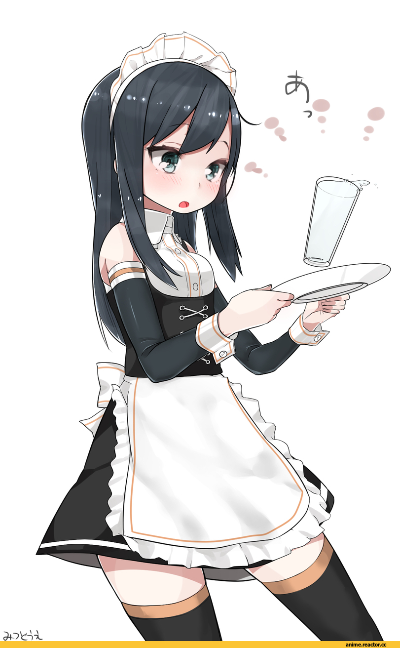 Asashio, Kantai Collection, mitsudoue, Maid, Anime