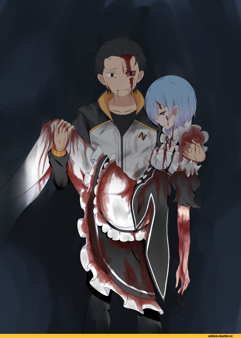 Re Zero Kara Hajimeru Isekai Seikatsu, Rem (re zero), Natsuki Subaru, yanlian193, Anime