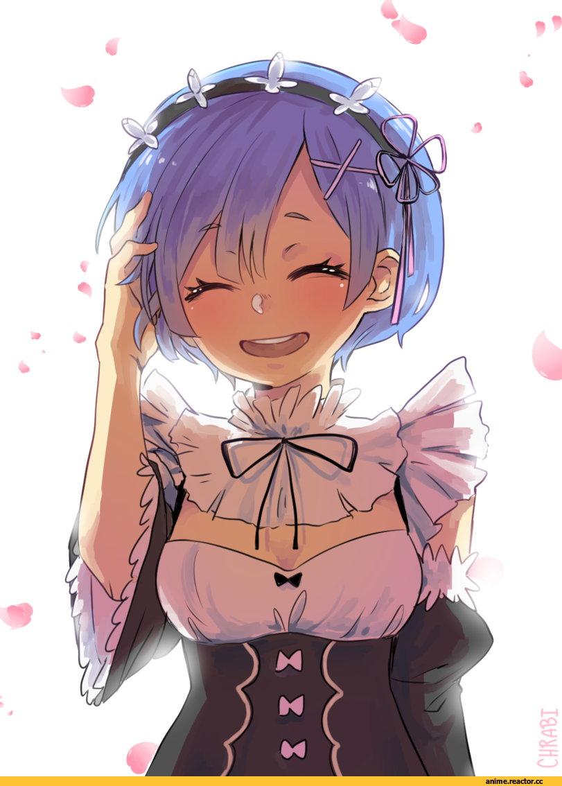 Re Zero Kara Hajimeru Isekai Seikatsu, Rem (re zero), chrabi, Anime