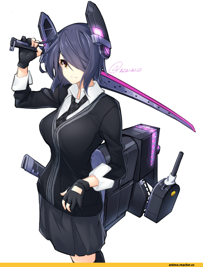 Tenryuu, Kantai Collection, azalanz, Anime