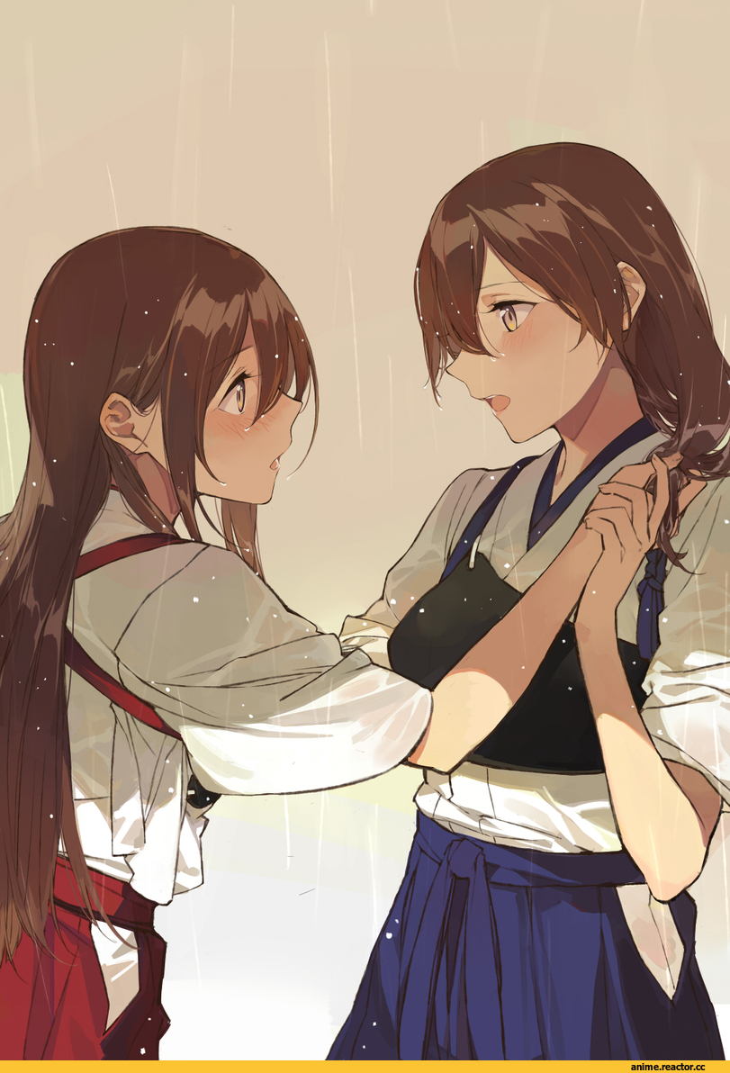 duoyuanjun, Akagi, Kantai Collection, kaga, Anime