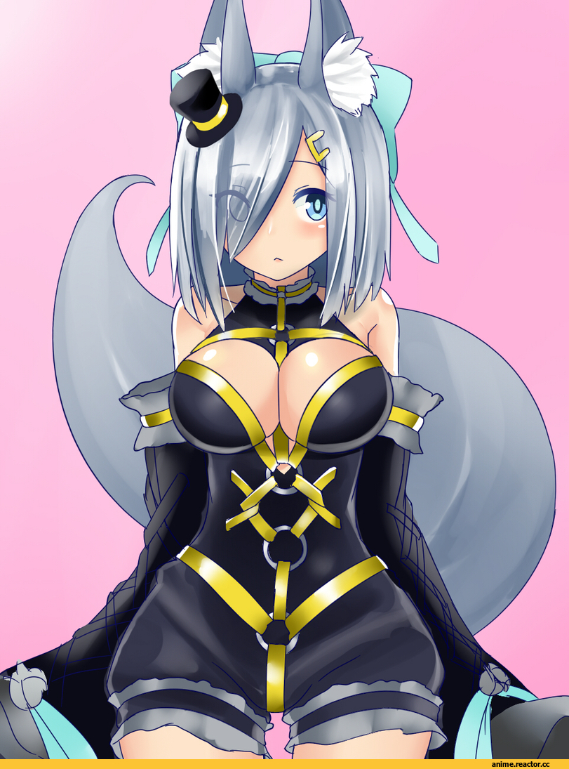 sin (kami148), Fate/Extra, Fate (series), Hamakaze (Kantai Collection), Kantai Collection, crossover, Kitsune, Animal Ears, Anime