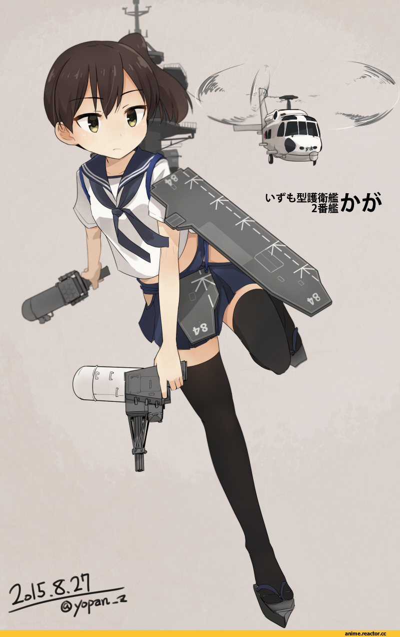 Kaga (Kantai Collection), Kantai Collection, rinrin (rinrin monacoin), Anime