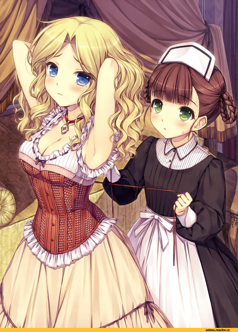 AO, Anime Art, Maid, Anime