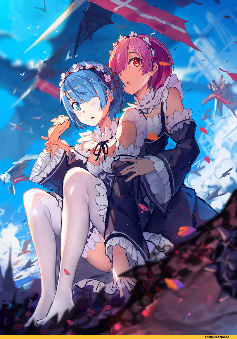 baisi shaonian, Ram (Re Zero), Re Zero Kara Hajimeru Isekai Seikatsu, Rem (re zero), Anime