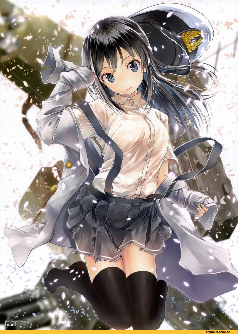 Asashio, Kantai Collection, admiral (cosplay), Yae (Mono110), Anime Art, хайрез, Anime