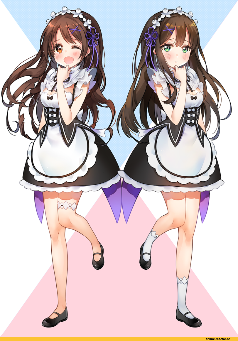 Shibuya Rin, Idolmaster, Shimamura Uzuki, Ayami (Annahibi), Ram (Re Zero), Re Zero Kara Hajimeru Isekai Seikatsu, Rem (re zero), crossover, Anime