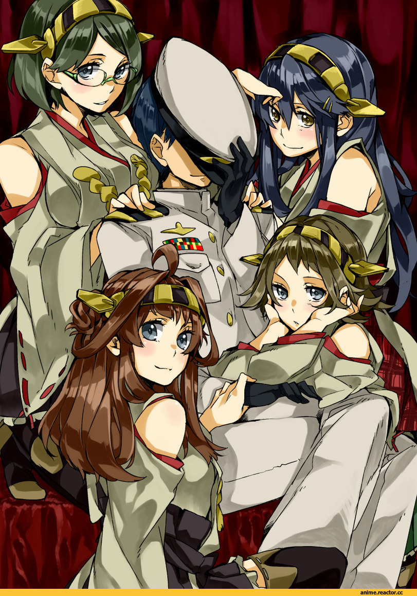 Admiral (Kantai Collection), Kantai Collection, Kongou (Kantai Collection), hiei (kantai collection), Kirishima (Kantai Collection), Haruna (Kantai Collection), Anime