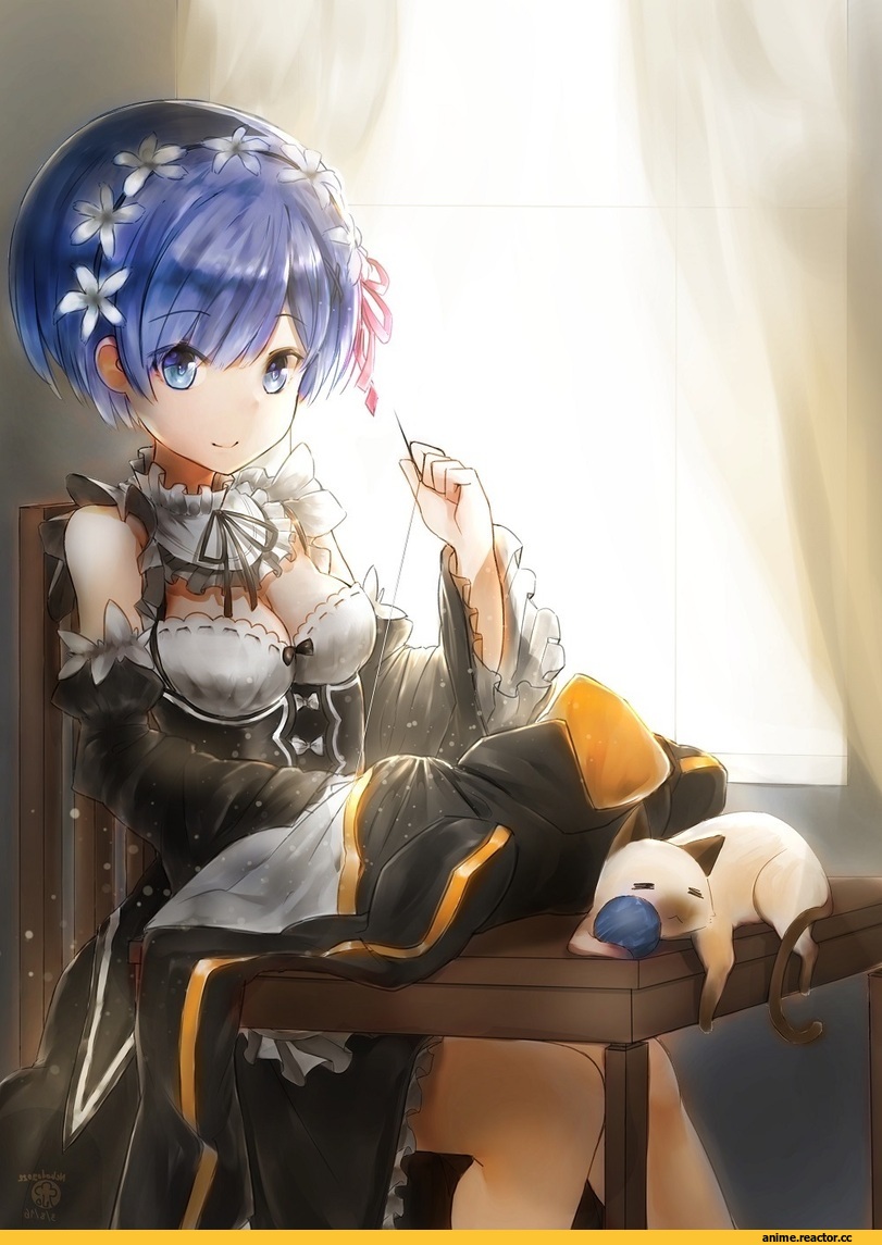 Re Zero Kara Hajimeru Isekai Seikatsu, Rem (re zero), nekodayo22, Anime