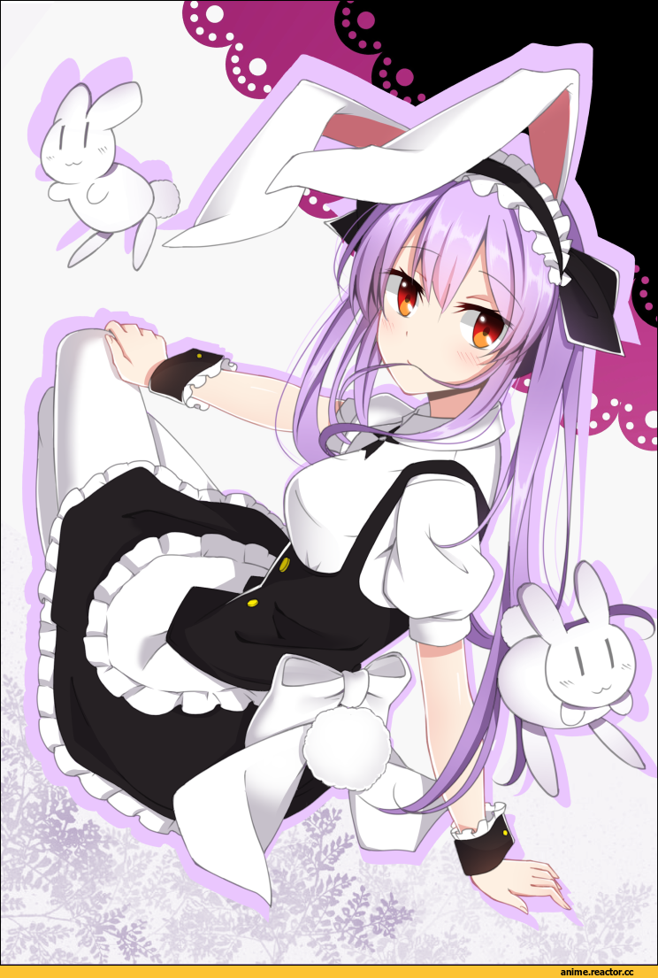 Touhou Project, Reisen Udongein Inaba, xialuluo (sharuro), Maid, Usagimimi, Animal Ears, Anime